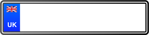 UK registration plate