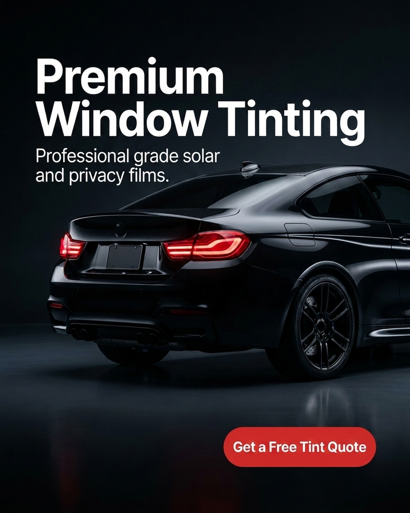 Auto glass ad creative example