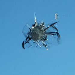 Rock chip damage